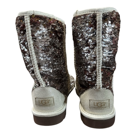UGG Women's Classic Short Sequin Boots - Picture 3 of 7